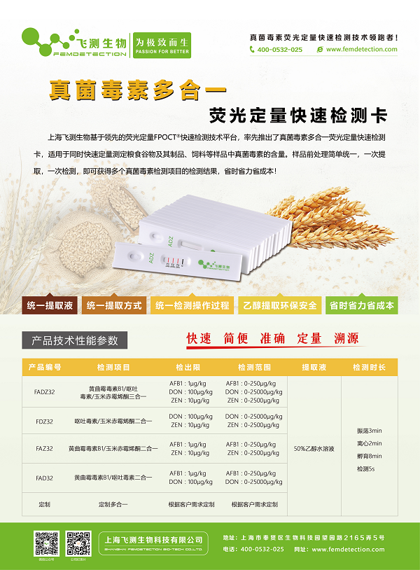 真菌毒素多合一檢測卡 真菌毒素多合一檢測卡